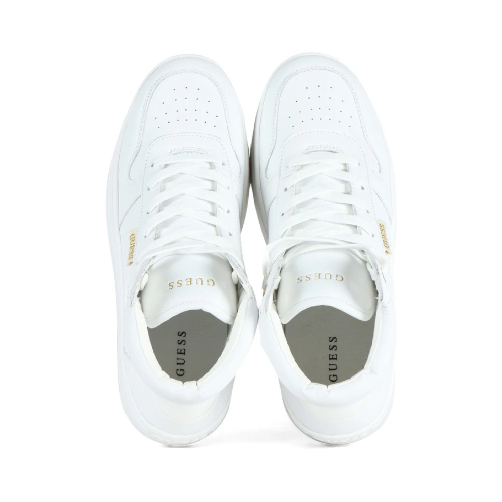 Guess Hoge Top Platform Sneakers White Dames