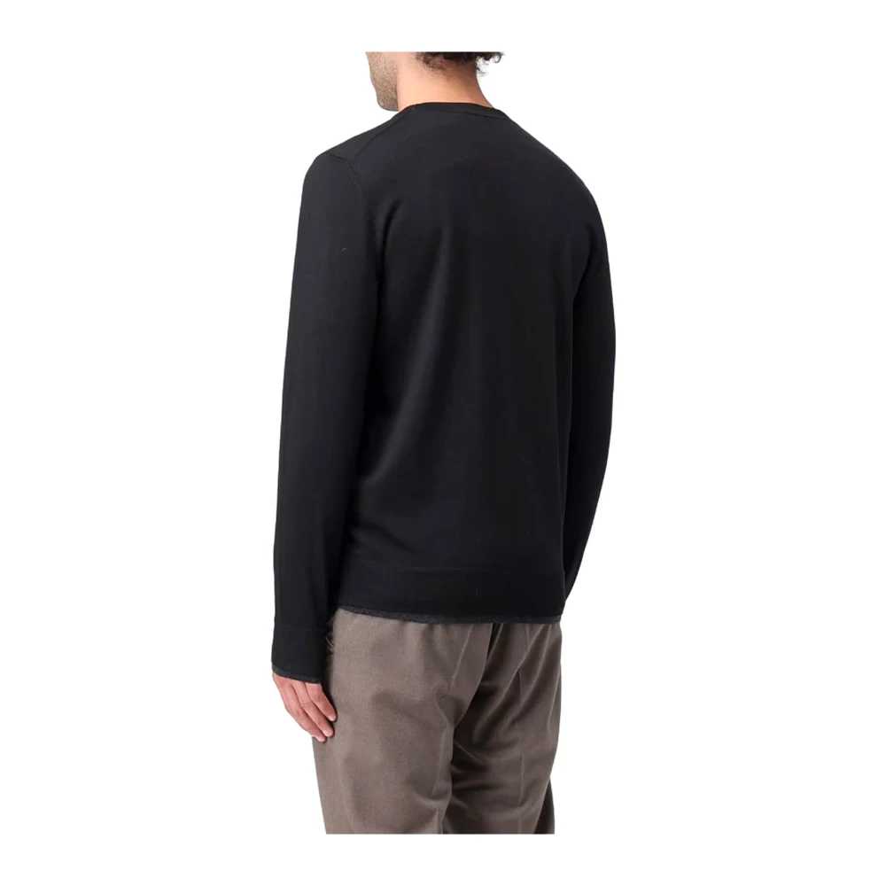 Paolo Pecora Zwarte Sweater Collectie Black Heren