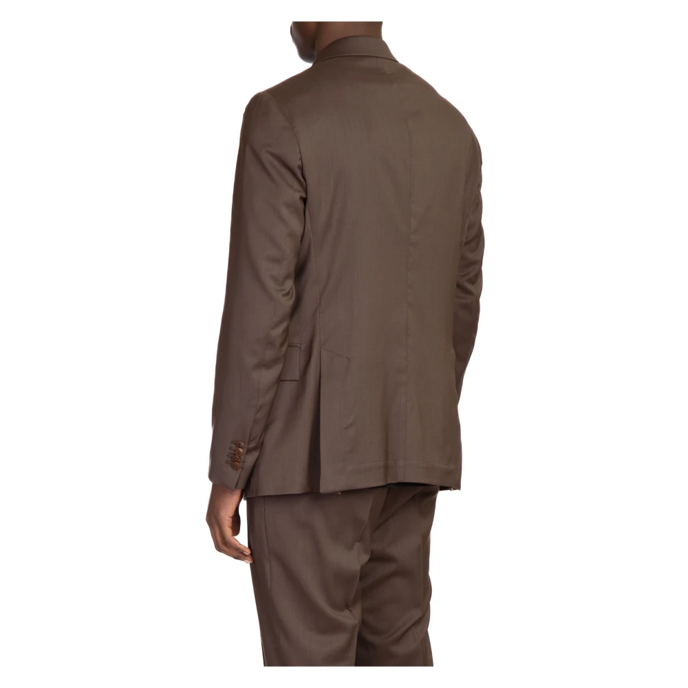Costumein Single-Breast Blazer in 5650 Brown Heren