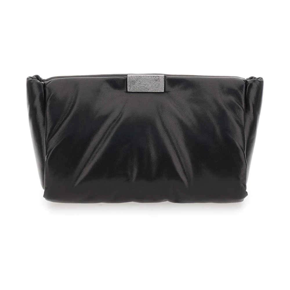 BRUNELLO CUCINELLI Zwarte Clutch met Monil Detail Black Dames