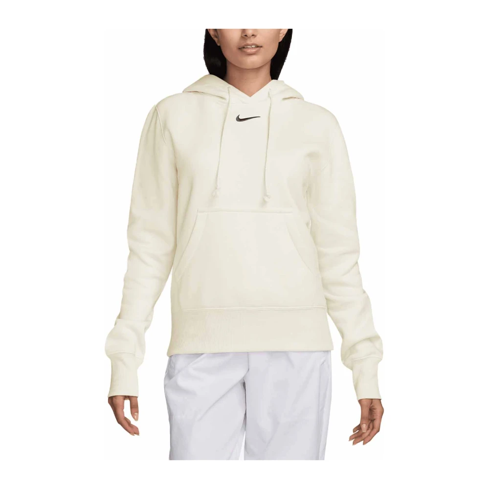 Nike Phoenix Fleece Hoodie Dames Off-White Dames