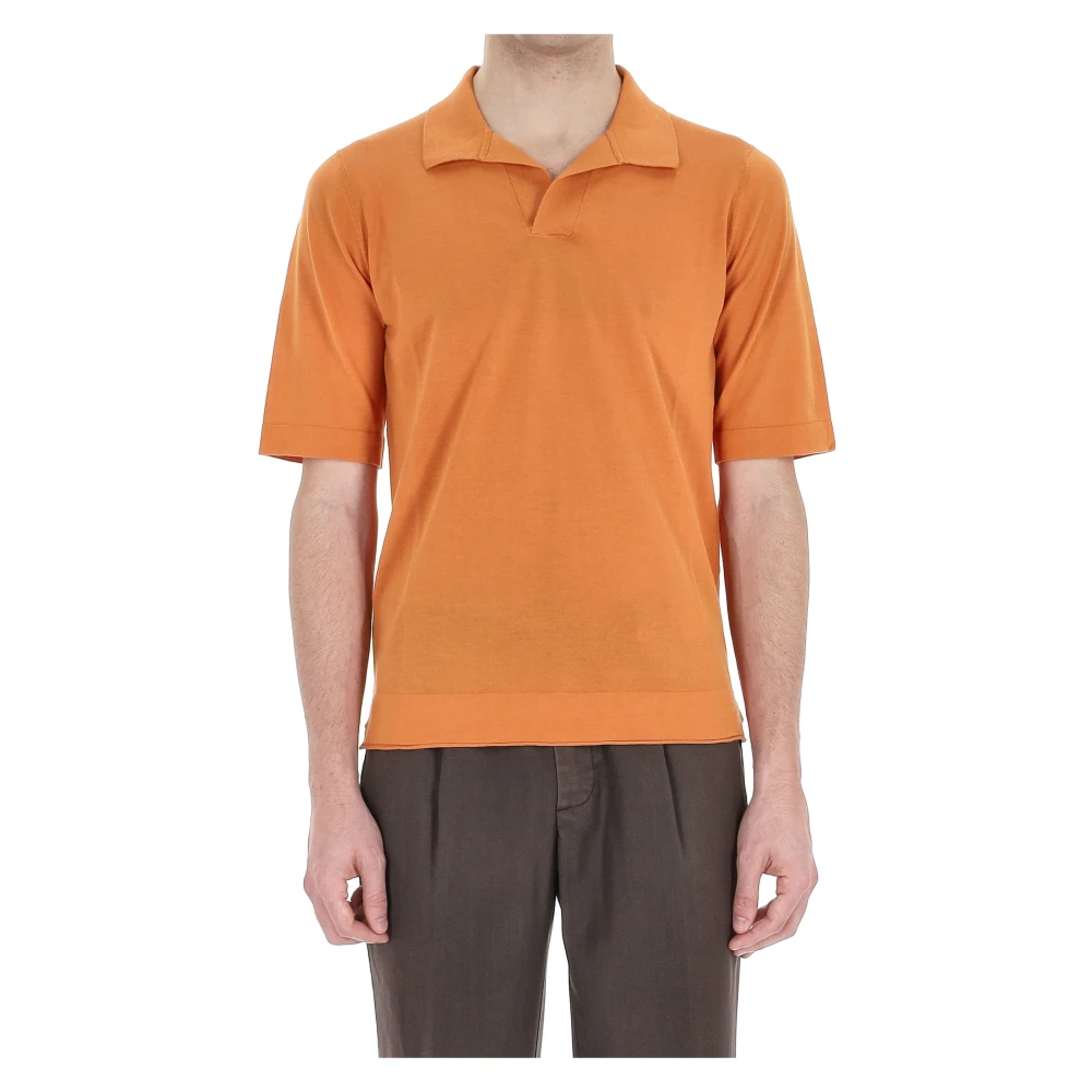 Ballantyne Men's Orange Polo Shirts, L, Polo T-Shirts And Polos