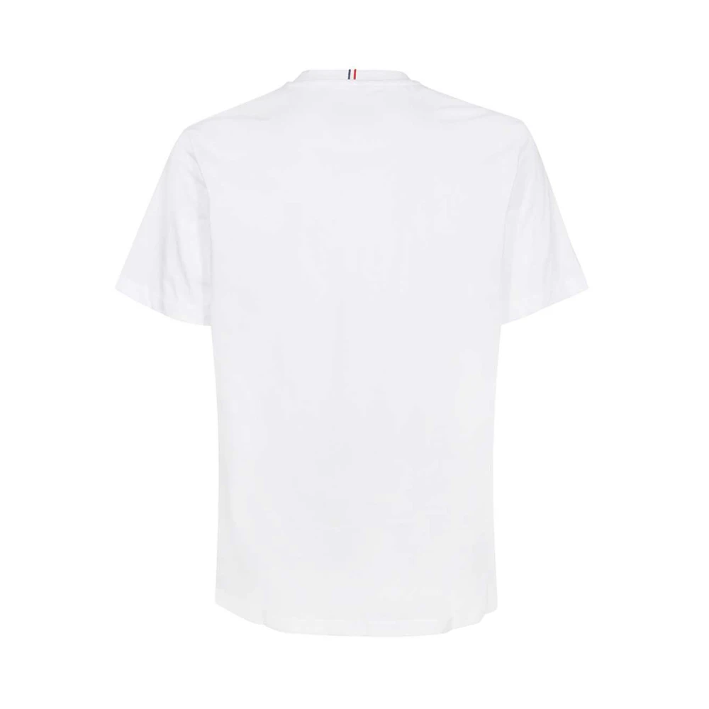 Les Deux Geribbelde katoenen T-shirt White Heren