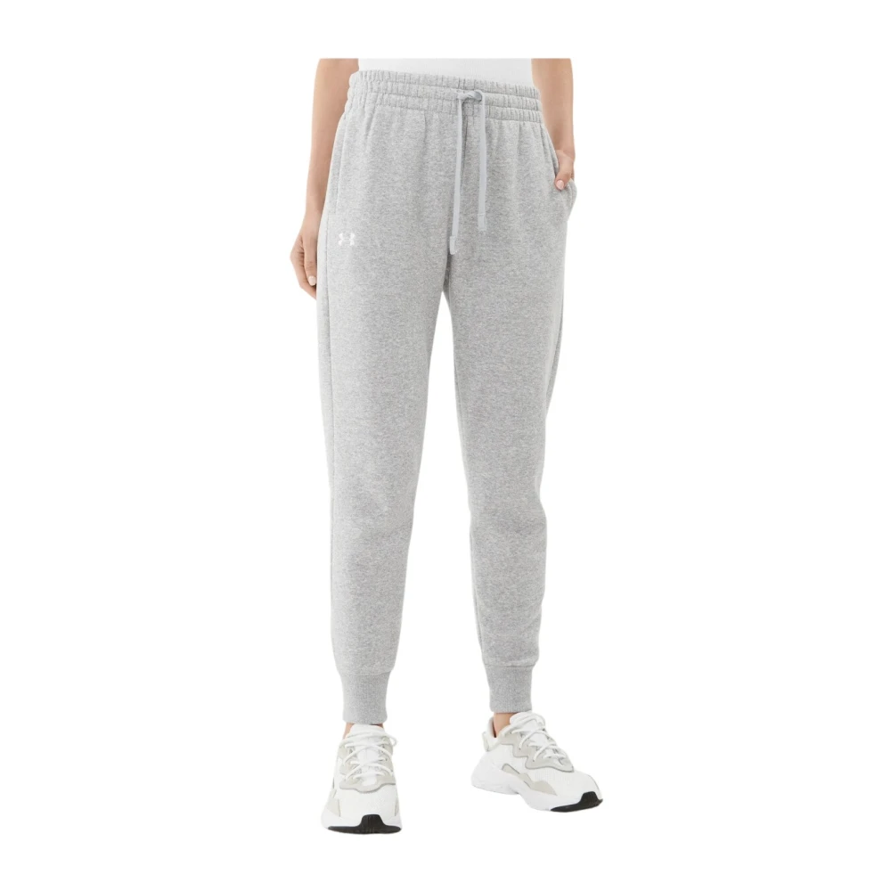 Under Armour Women's Gray Sweatpants, L, Performance Training Trousers