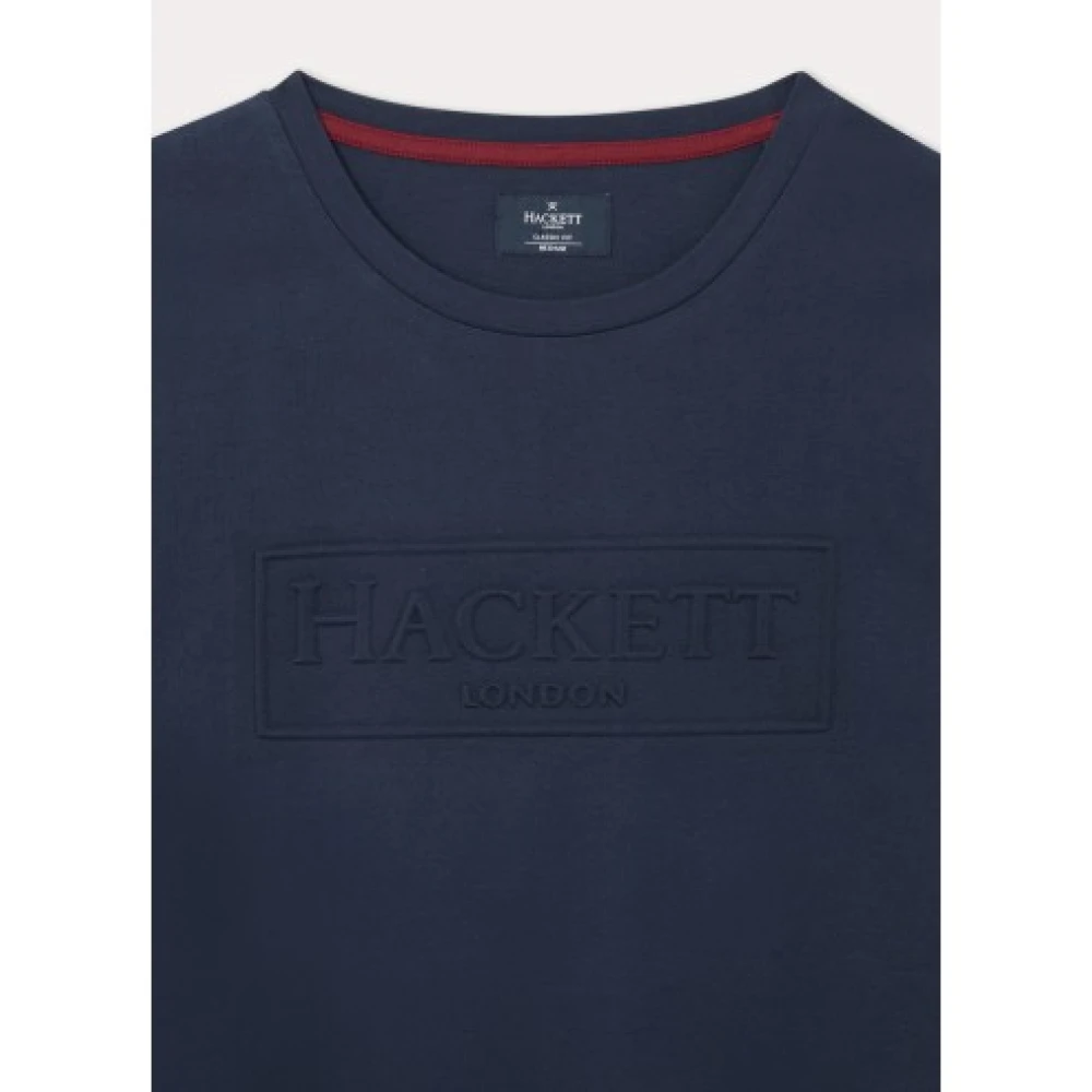Hackett Stijlvol T-Shirt Blue Heren