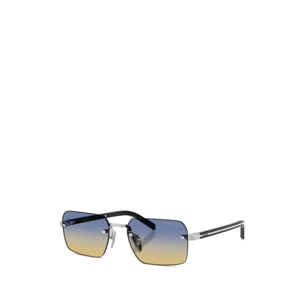 Prada Men's Gray D55s Sunglasses - Sunglasses - 55 Mm - Accessories