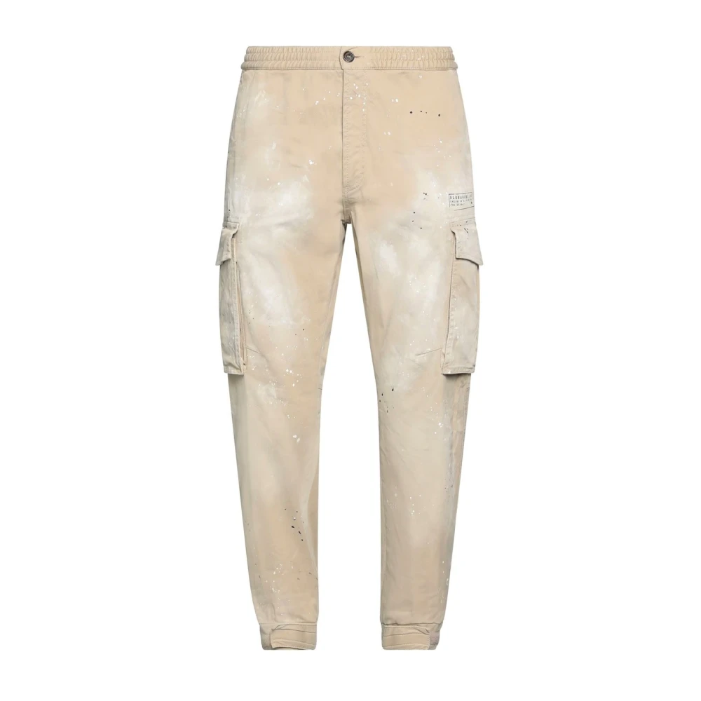 Dsquared2 Cargo Broek met Elastische Taille Beige Heren