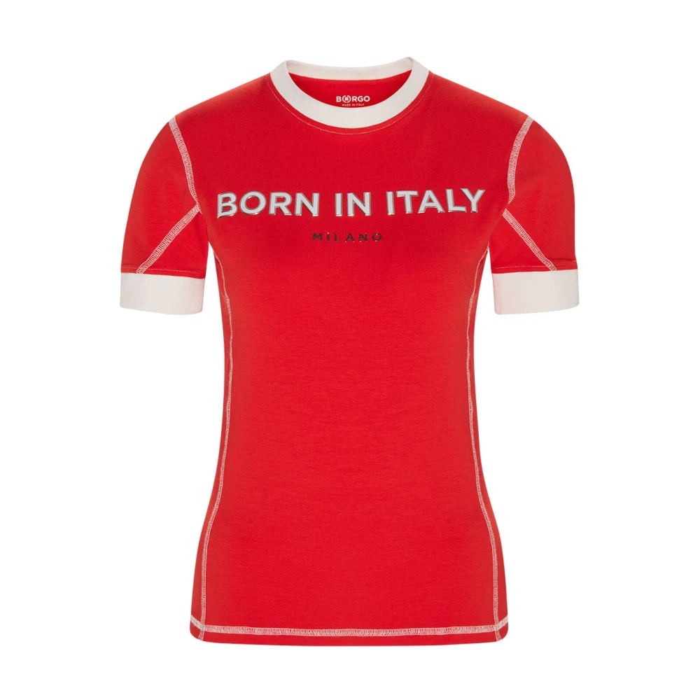 Borgo Fiorano Rosso T-shirt Red Dames