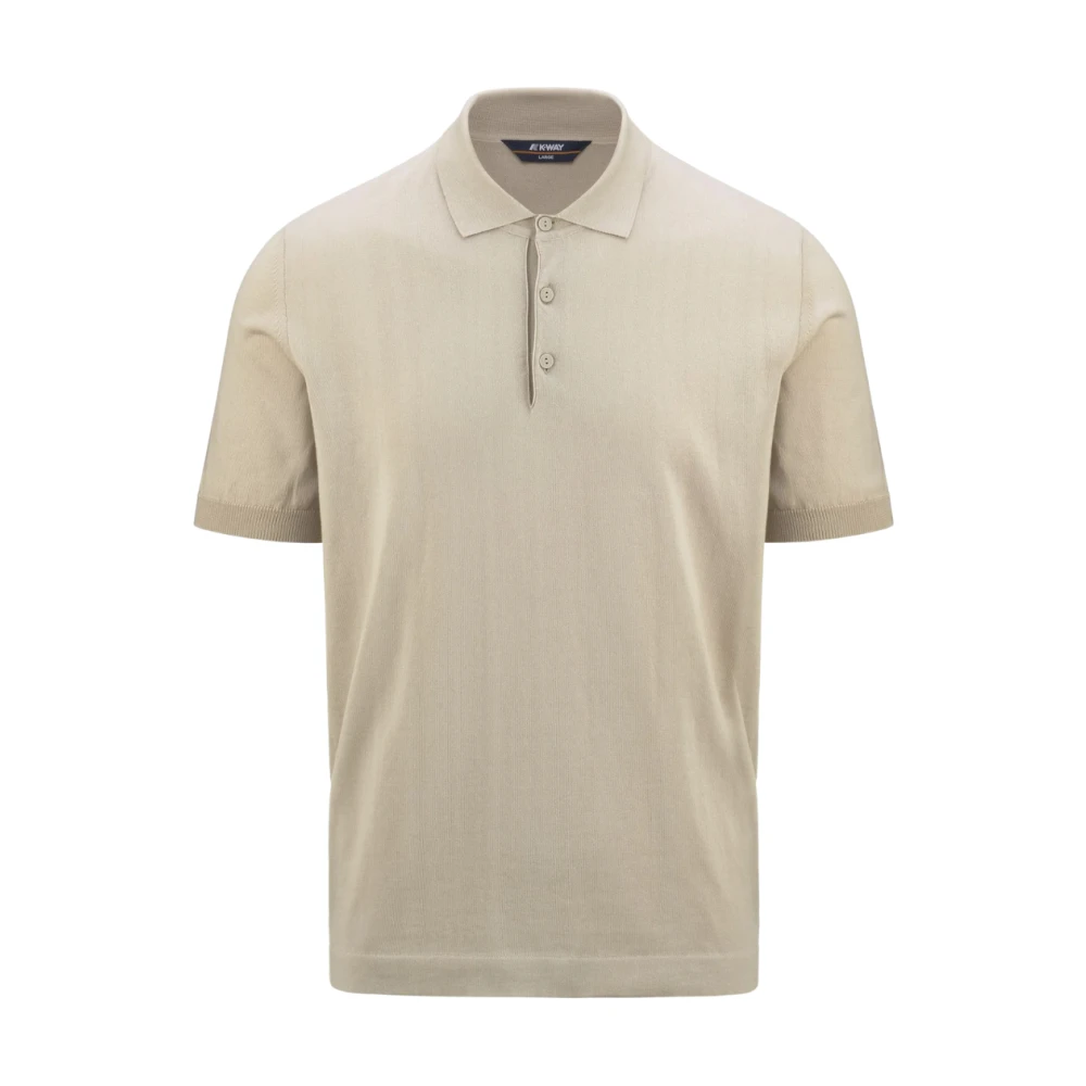 K-Way Uomo Beige Top, M, New,
