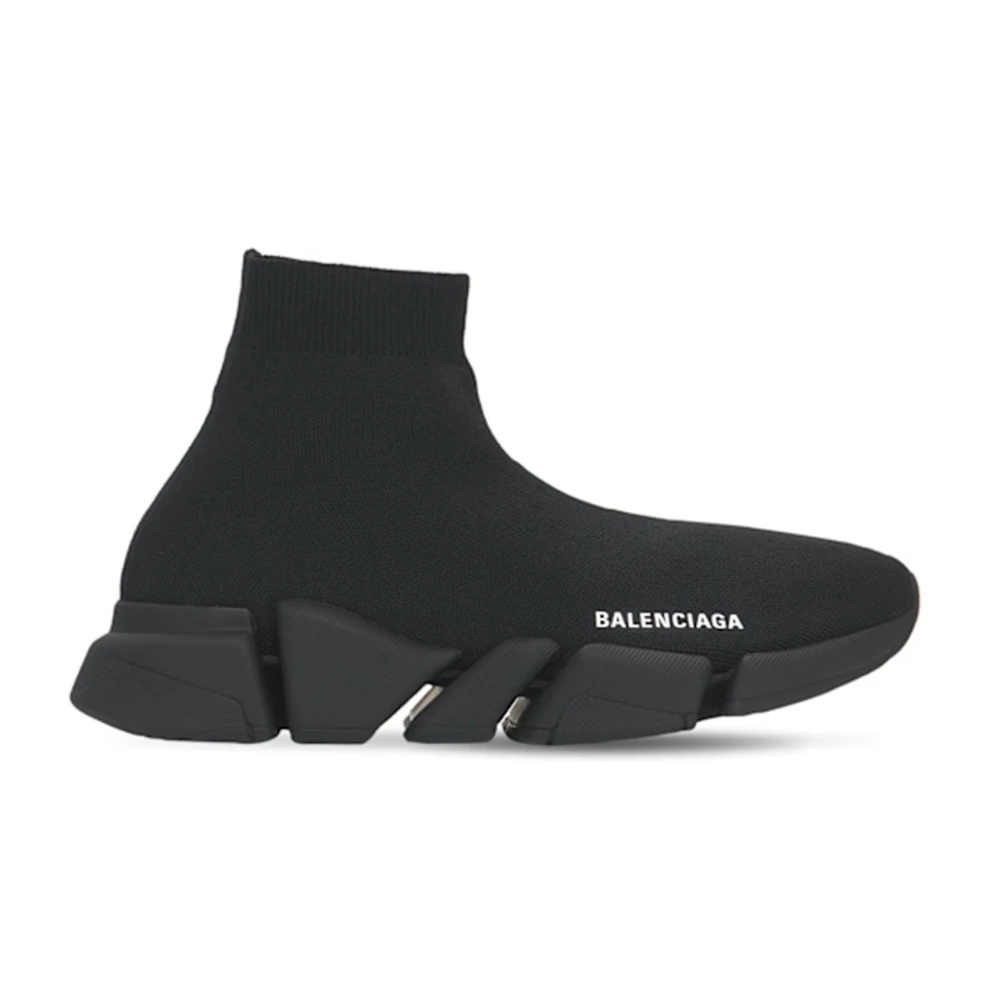 Balenciaga Sock Sneakers med Gummisula Black, Dam