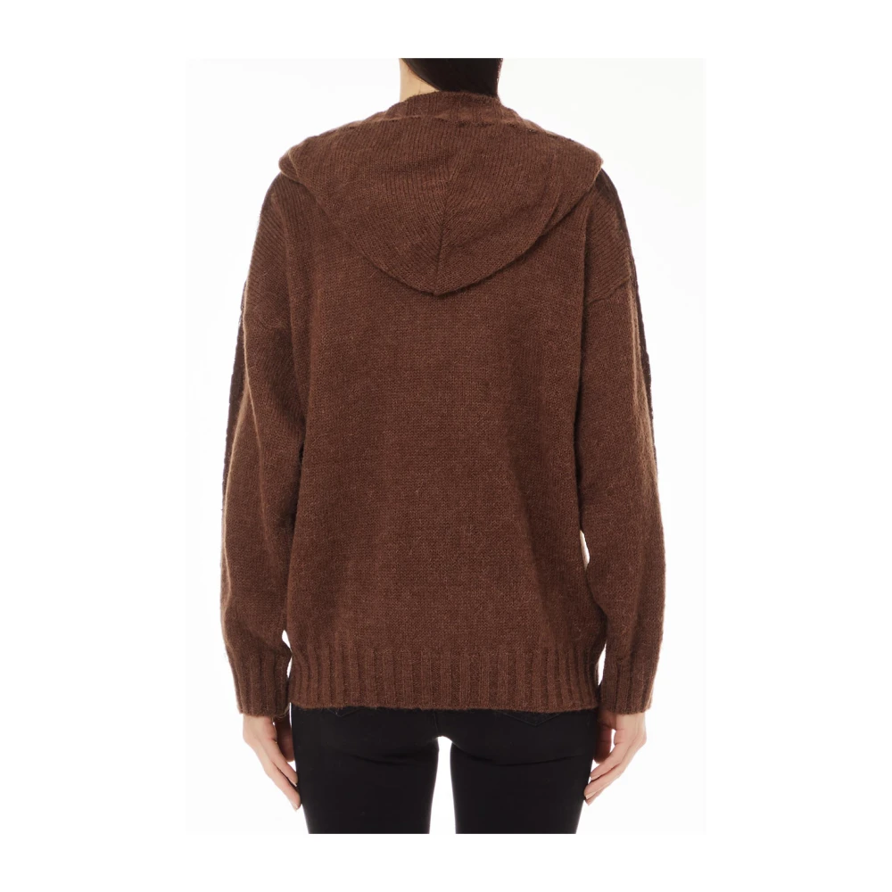 Liu Jo Bruine Hoodie voor Vrouwen Brown Dames