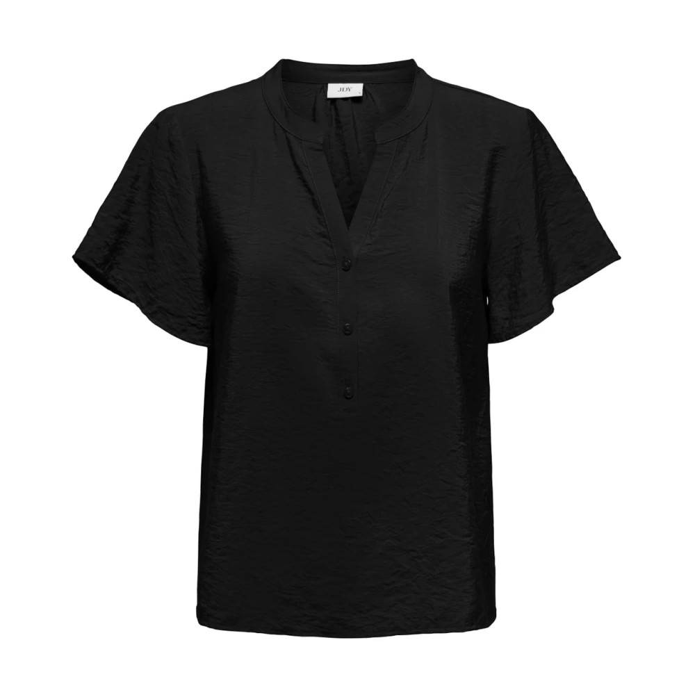 Jacqueline de Yong Soul Life Korte Mouw T-shirt Black Dames