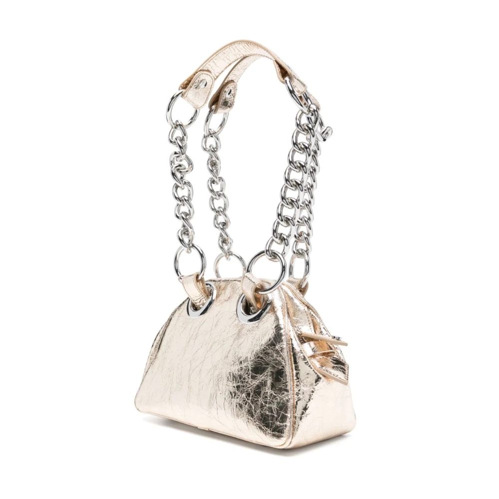 Vivienne Westwood Gouden tassen met drukknoopsluiting Yellow Dames