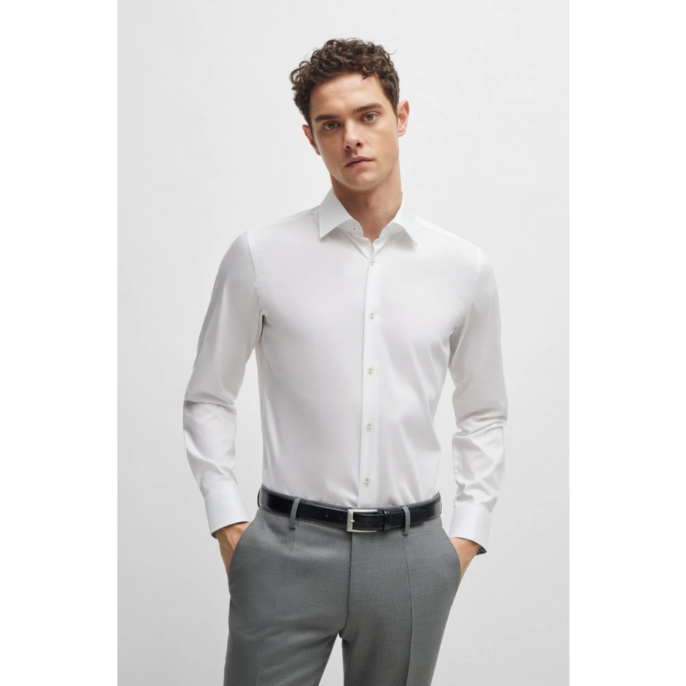 Hugo Boss Stijlvol Overhemd White Heren