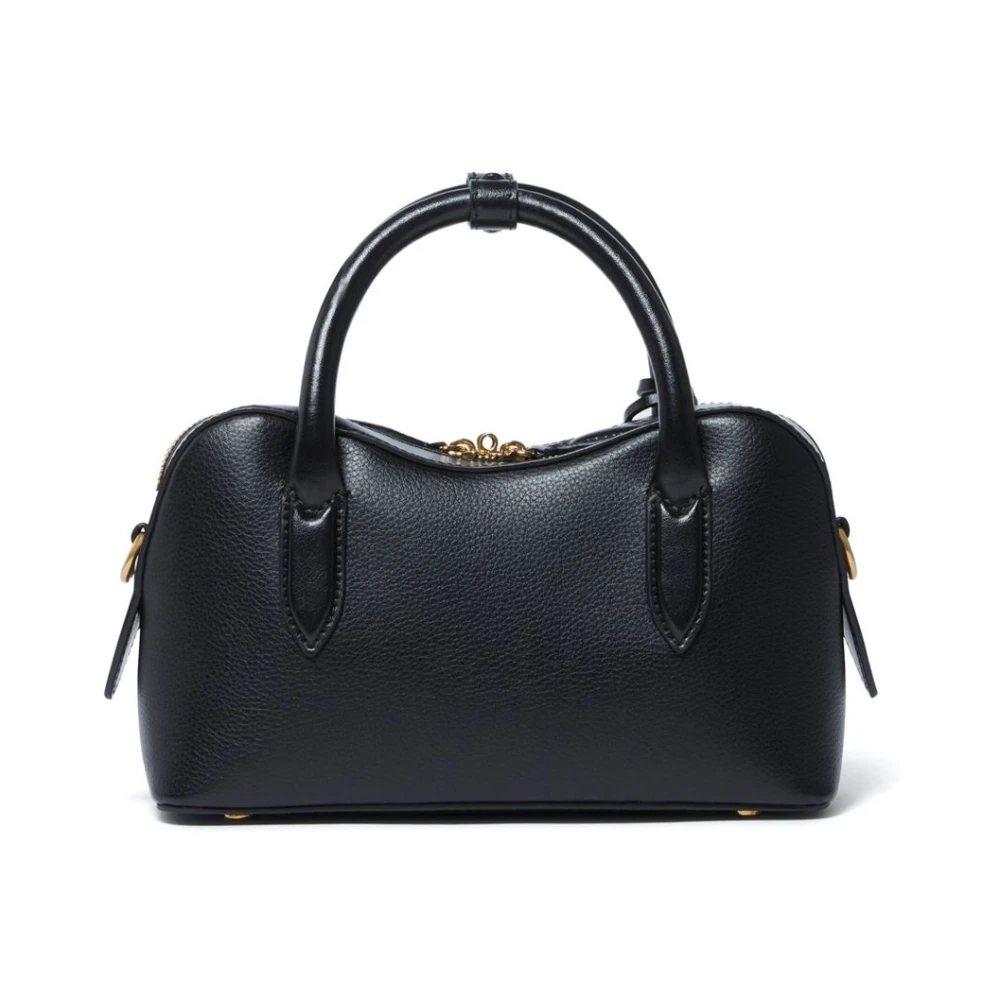 Stella Mccartney Zwarte Schoudertas met Hangslot Detail Black Dames