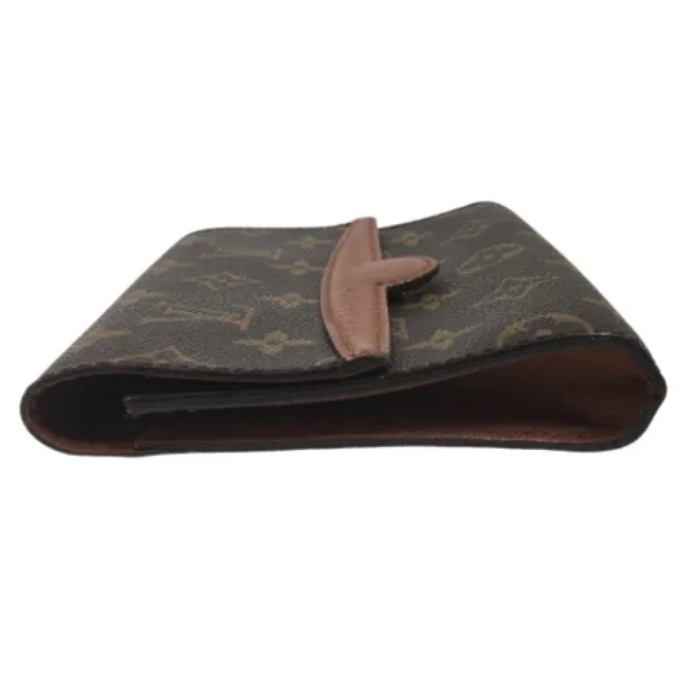 Louis Vuitton Vintage Pre-owned Canvas clutches Brown Dames