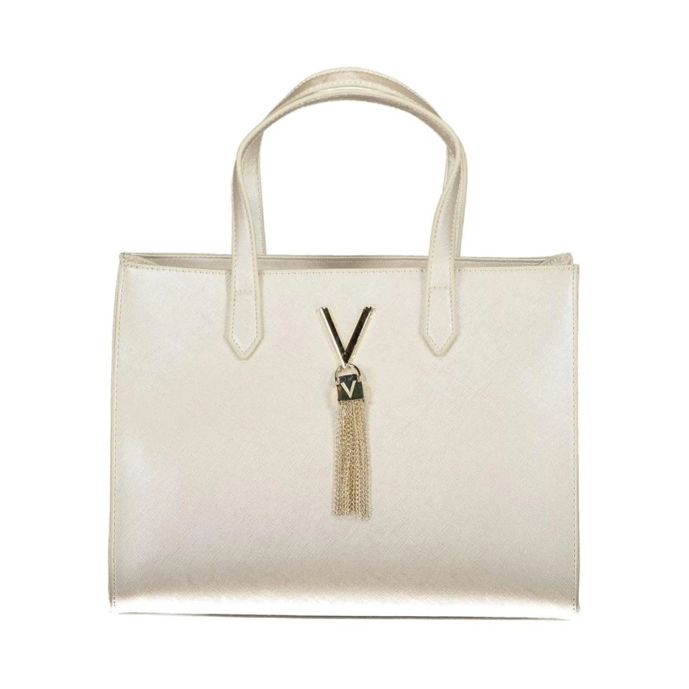 Valentino Women's Gray Tote Bag With Tassel Accent - Handbags - One Size - Bags