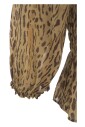 animal-print-flared-top-brown