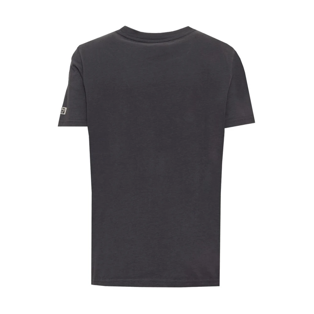 Superdry Bi-Color Logo T-shirt Korte Mouw Black Dames