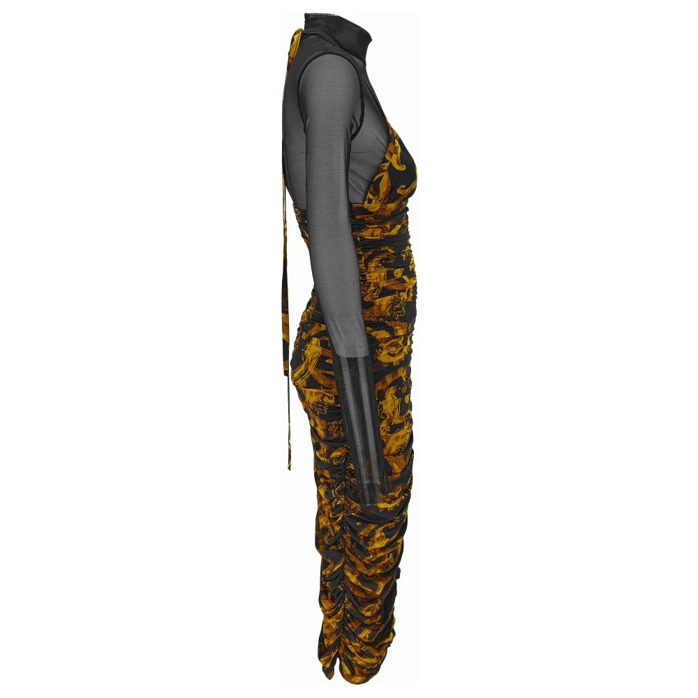 Versace Jeans Couture Jurken Black Dames