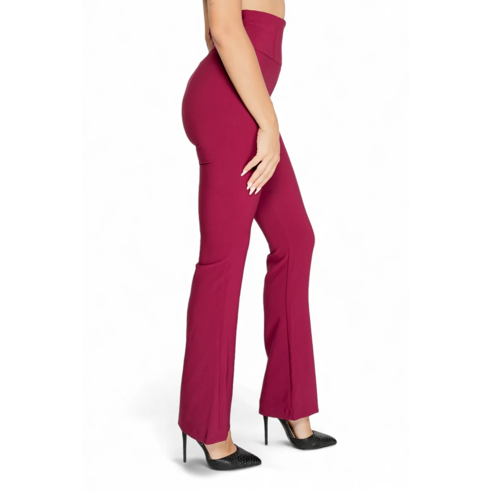 RINASCIMENTO Wijde Pijpen Broek Herfst Winter Collectie Red Dames