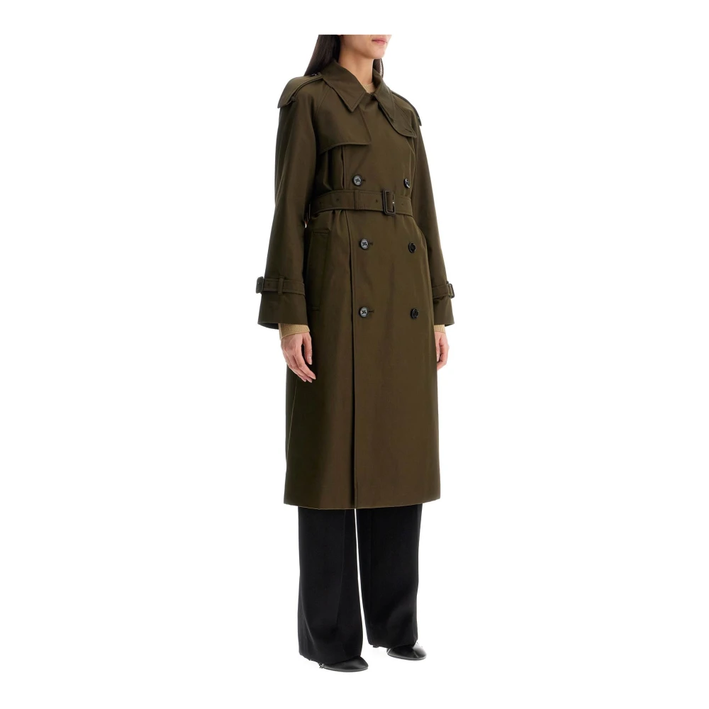 Burberry Klassieke double-breasted trenchcoat Green Dames