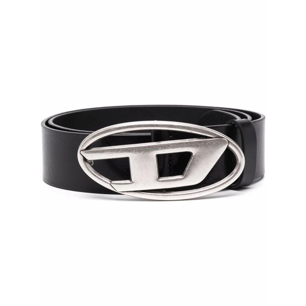 Diesel Unisex Zwart Accessoires 95 Cm, Leer, E Leren Riem Stijlvol Uniseks Accessoire