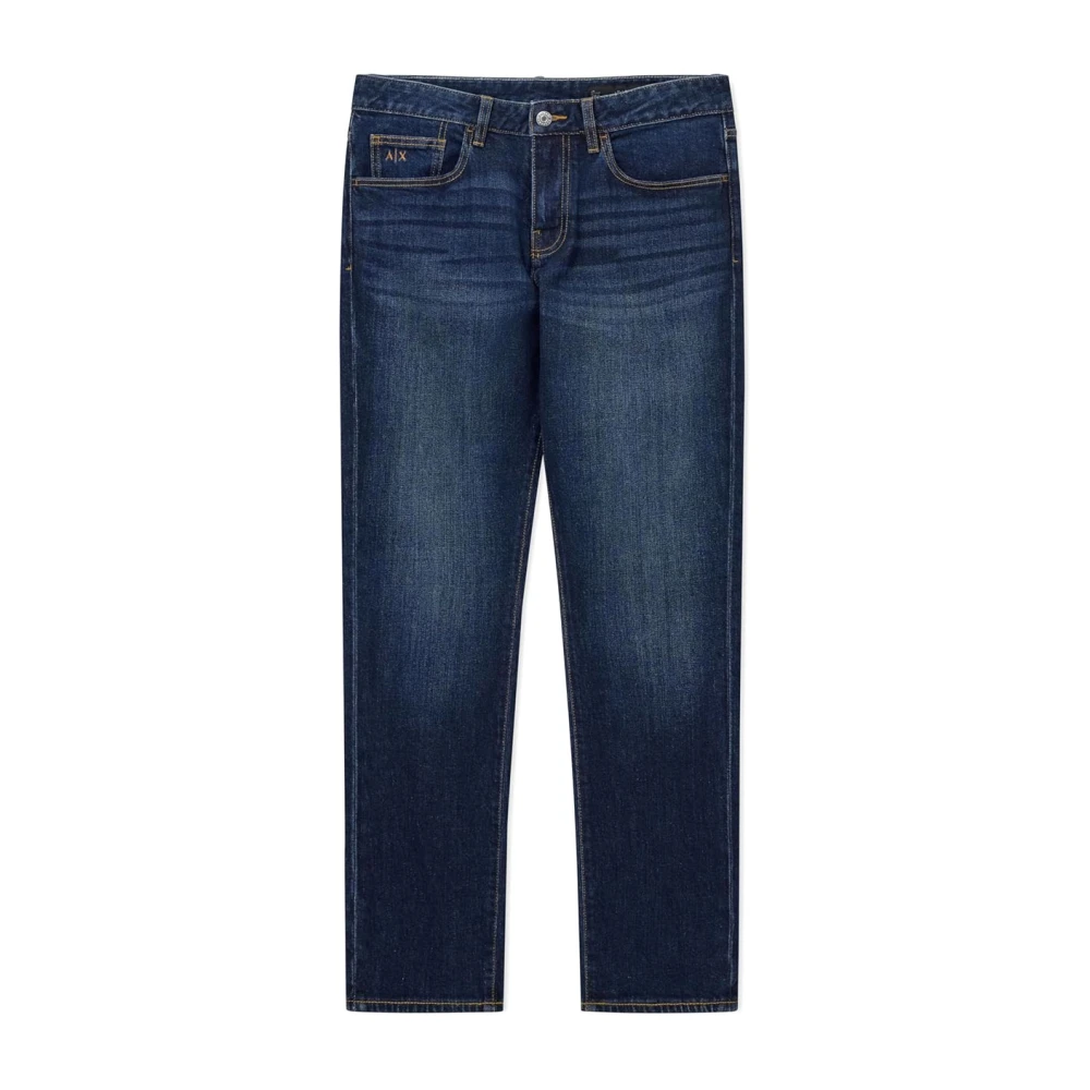 Armani Exchange Herr Blå Jeans W29, Denim, Slim-Fit Jeans