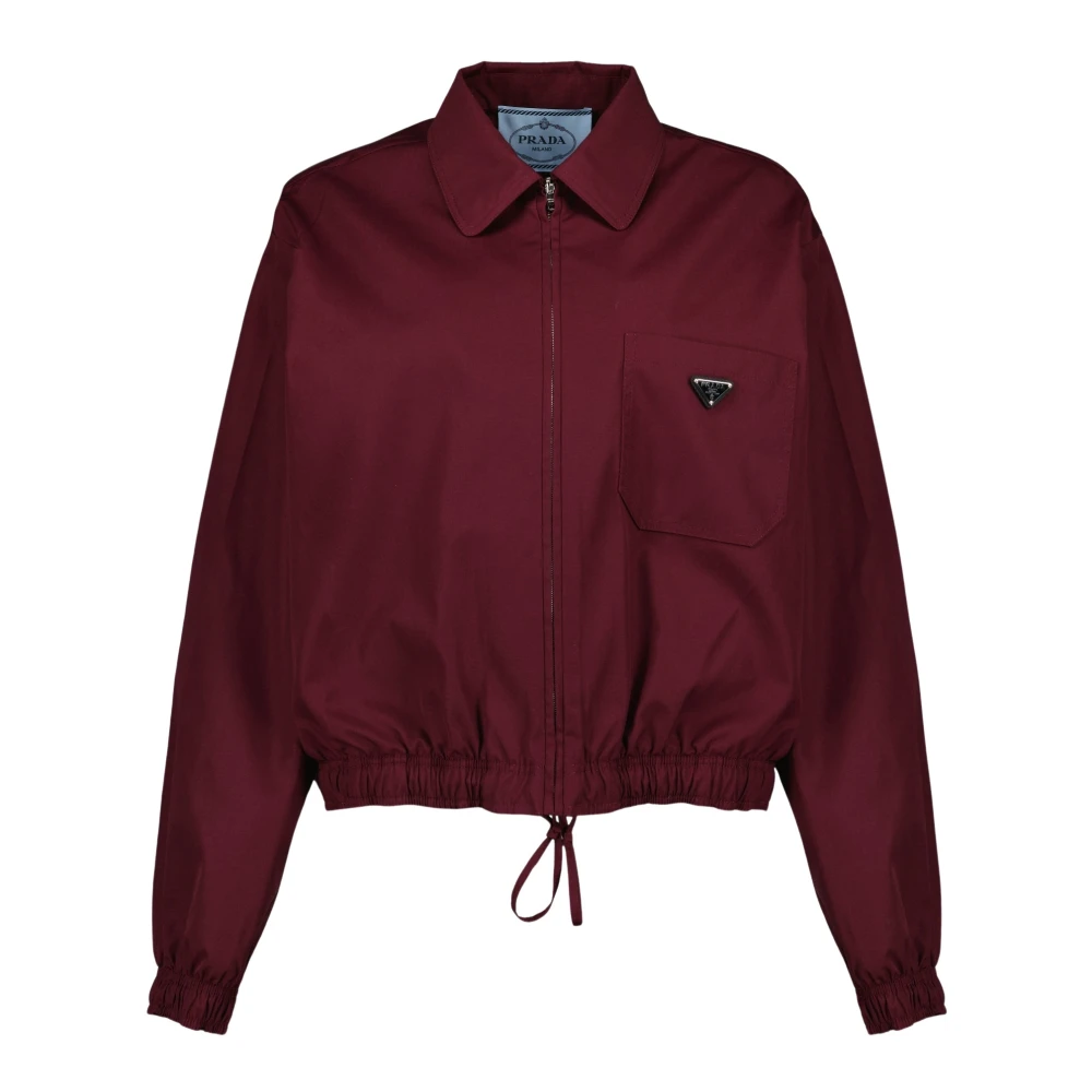 Prada Women's Red Light Jacket - Light Jackets - M - Jackets