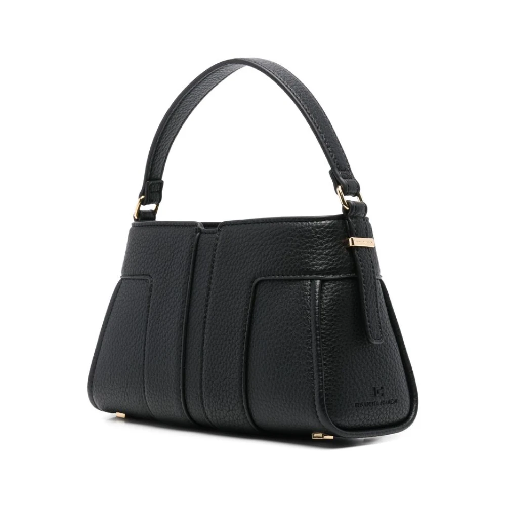 Elisabetta Franchi Zwarte Top Hand Schoudertas Black Dames