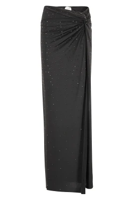 Kristall Maxi Kjol med Strass