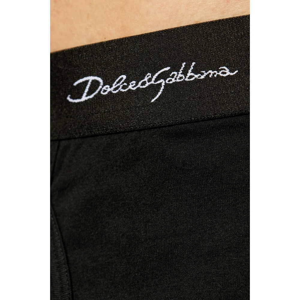 Dolce & Gabbana Boxershorts met logo Black Heren