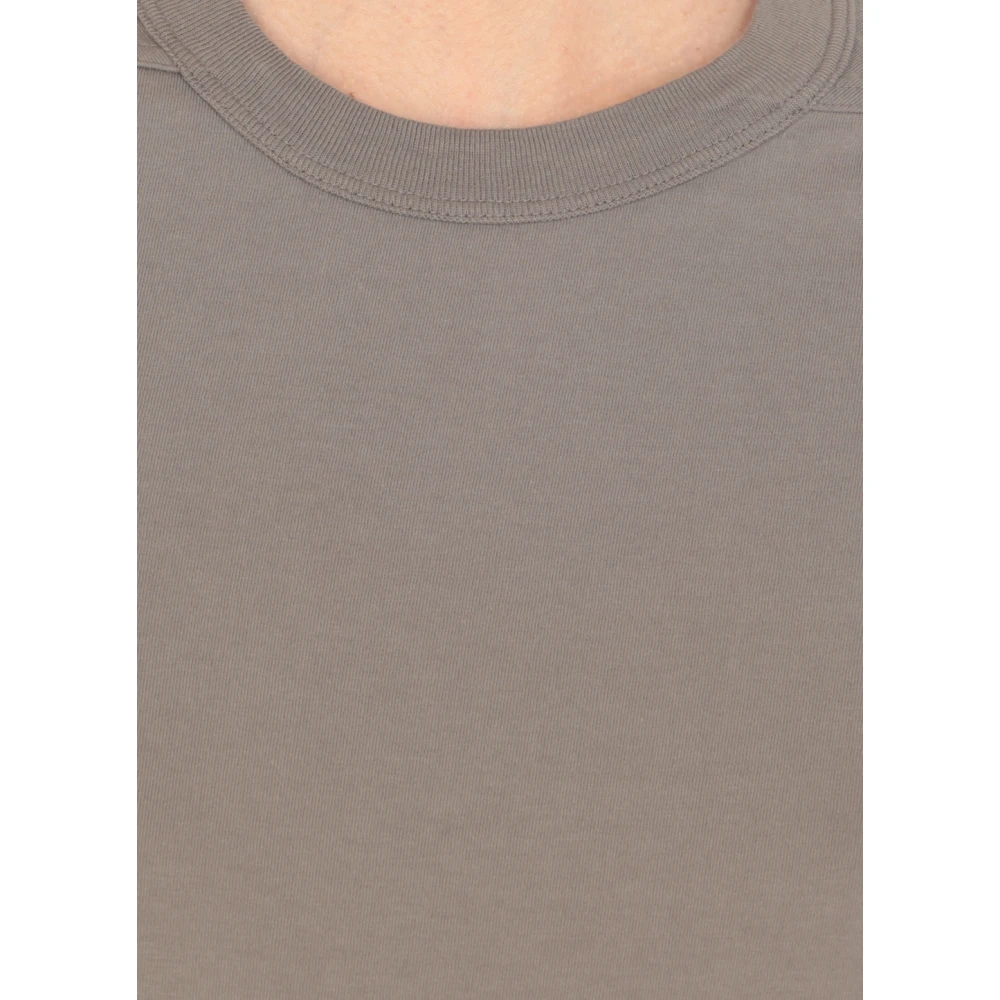 Rick Owens Grijze Katoenen T-shirt voor Vrouwen Gray Dames