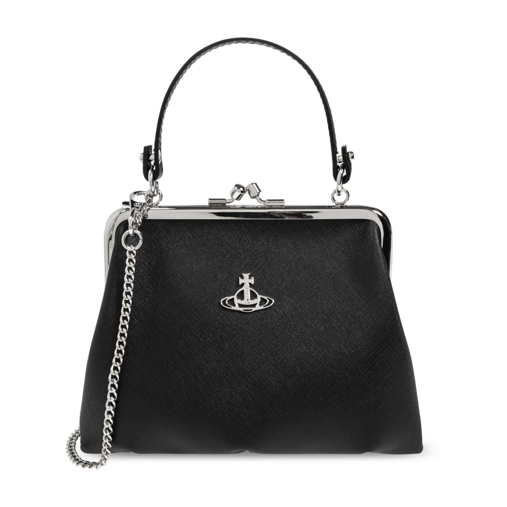 Vivienne Westwood Women's Black Handbag Granny Frame
