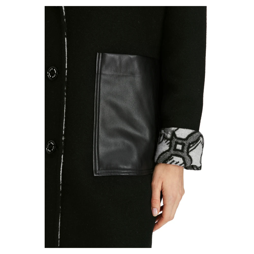 Marc Cain Omkeerbare Jas met Print Gray Dames