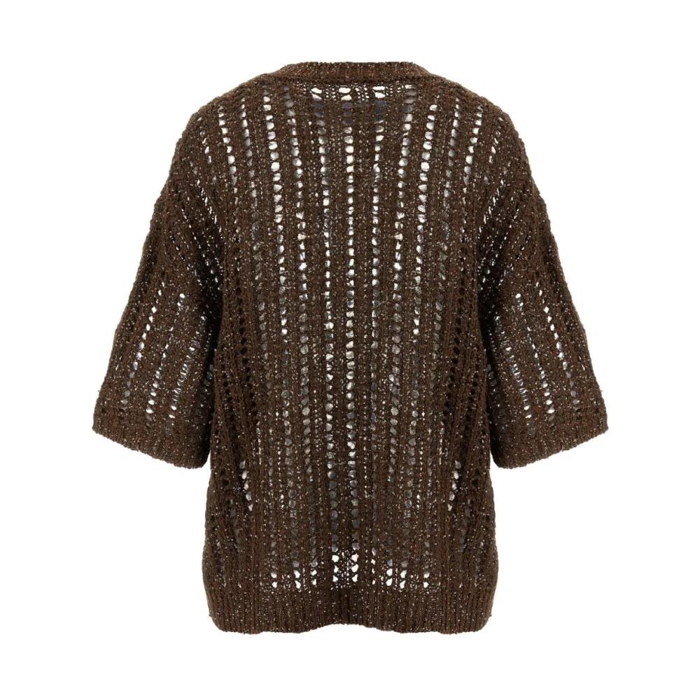 BRUNELLO CUCINELLI Bruine Sweaters voor Mannen Brown Dames
