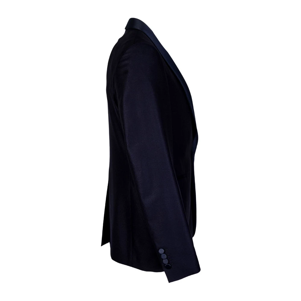 Tagliatore 3-Delig Wol Tuxedo Pak Blue Heren