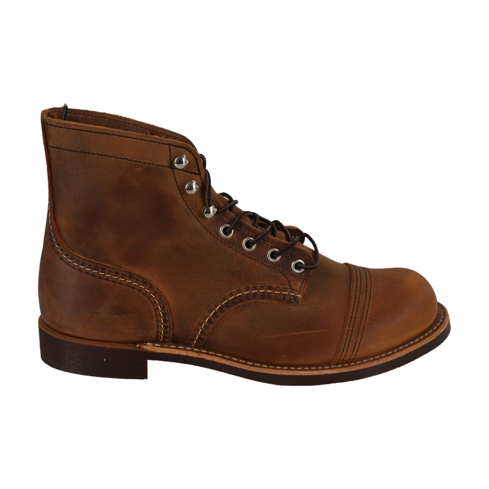 Red Wing Shoes Koppar Iron Ranger Stövlar Brown, Herr