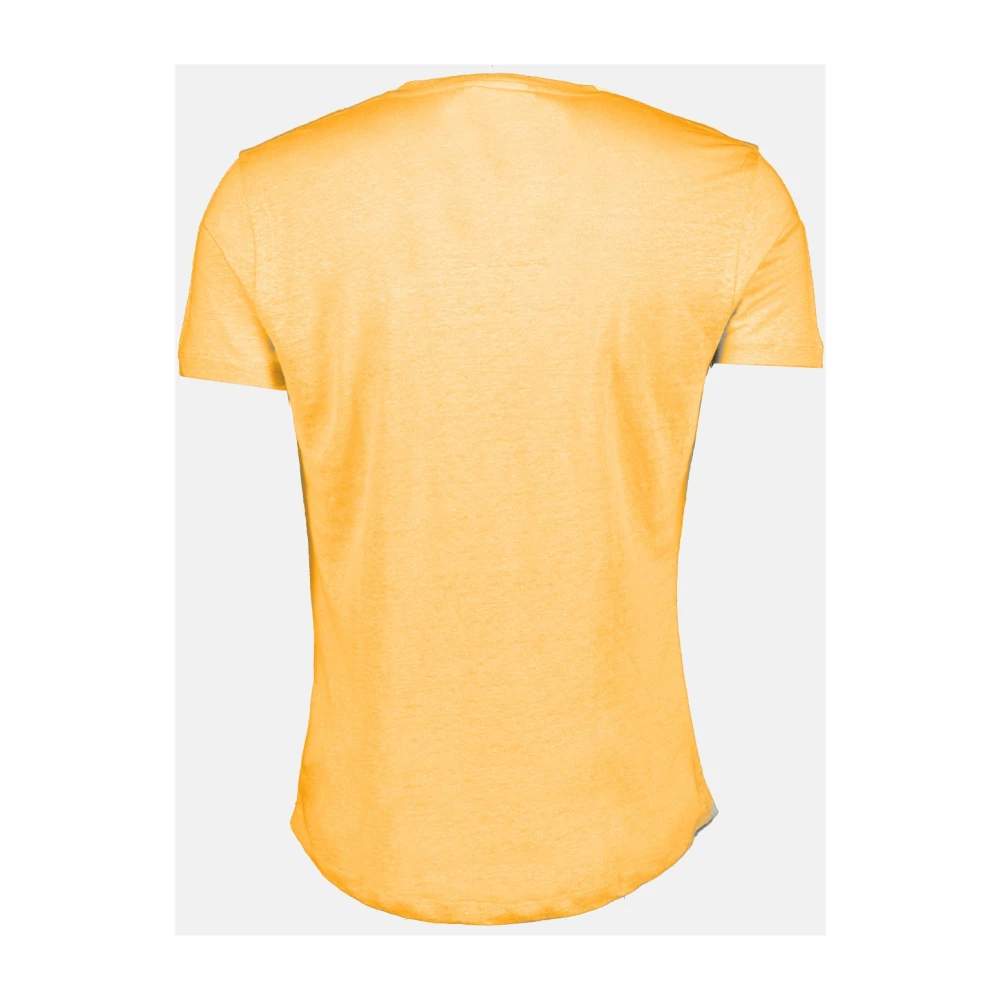 Orlebar Brown Slim Fit Ronde Hals T-shirt Orange Heren