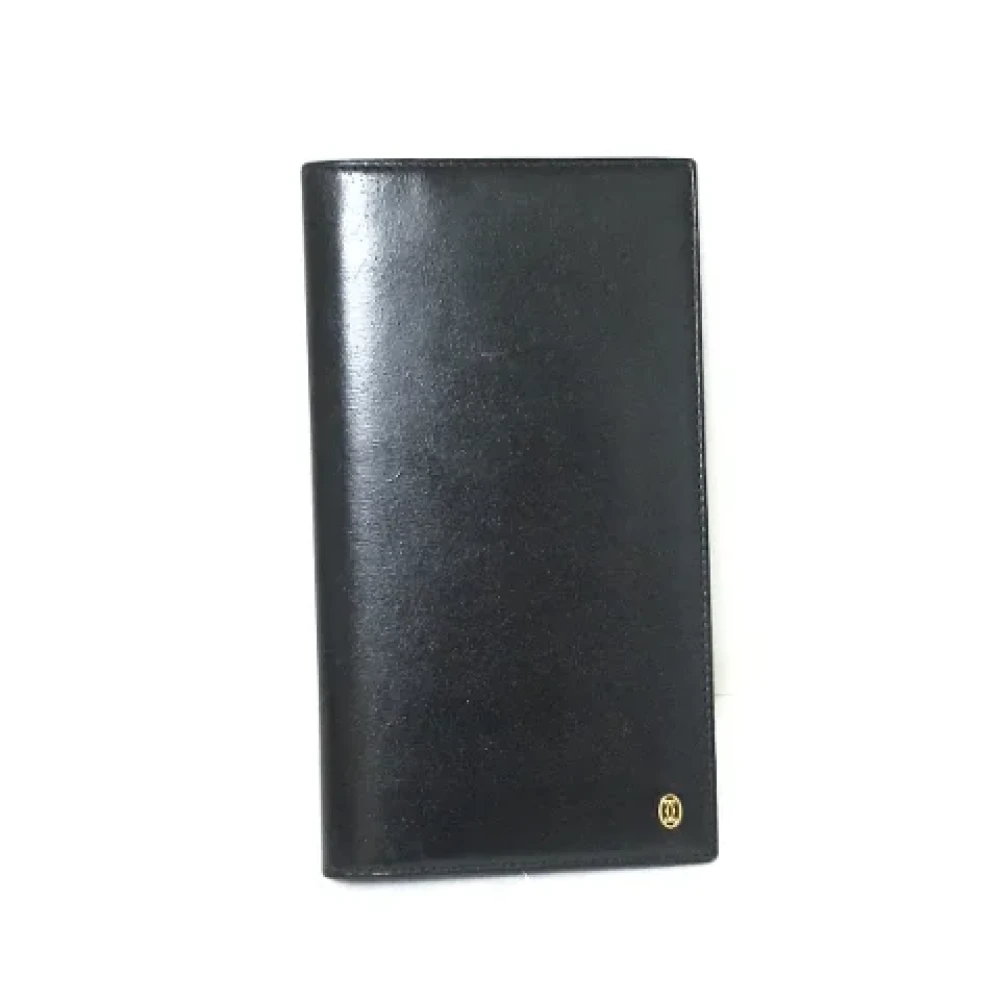 Cartier Vintage Pre-owned Leather wallets Black Dames