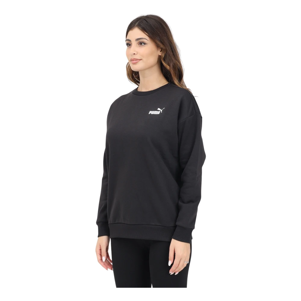 Puma Essentials Zwarte Crewneck Sweater Black Dames