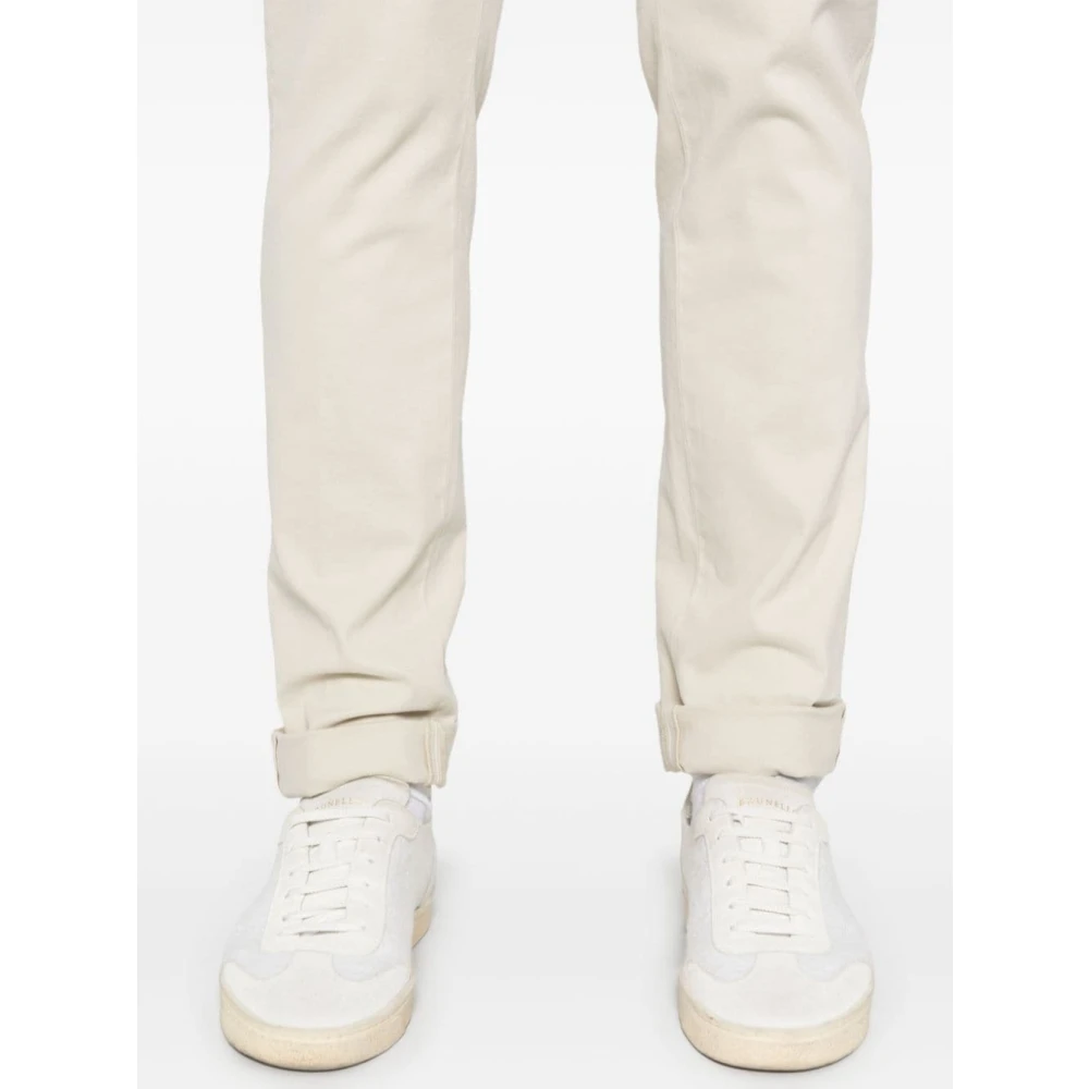Dondup Ivoor Stijlvolle Broek Beige Heren