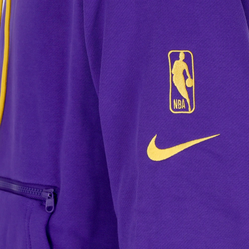 Nike NBA Courtside Fleece Hoodie Purple Heren