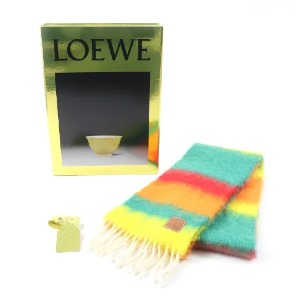 Loewe Pre-owned Canvas scarves Multicolor Dames
