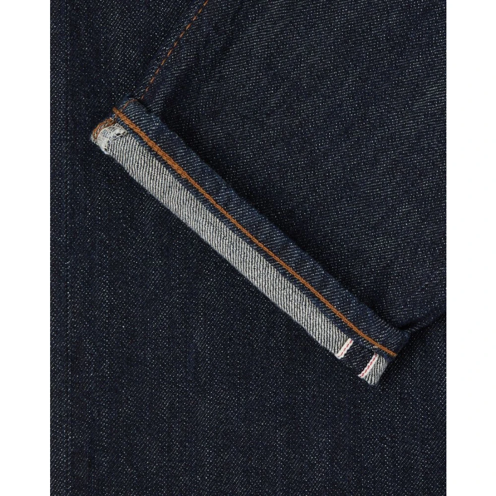 Edwin Slim Tapered Blauw Rinsed Jeans Blue Heren