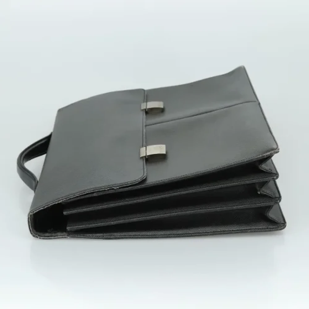 Louis Vuitton Vintage Pre-owned Leather briefcases Black Dames
