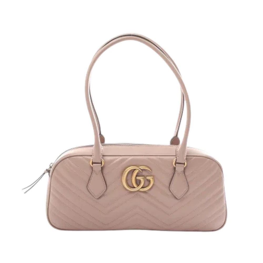 Gucci Vintage Pre-owned Leather gucci-bags Pink Dames