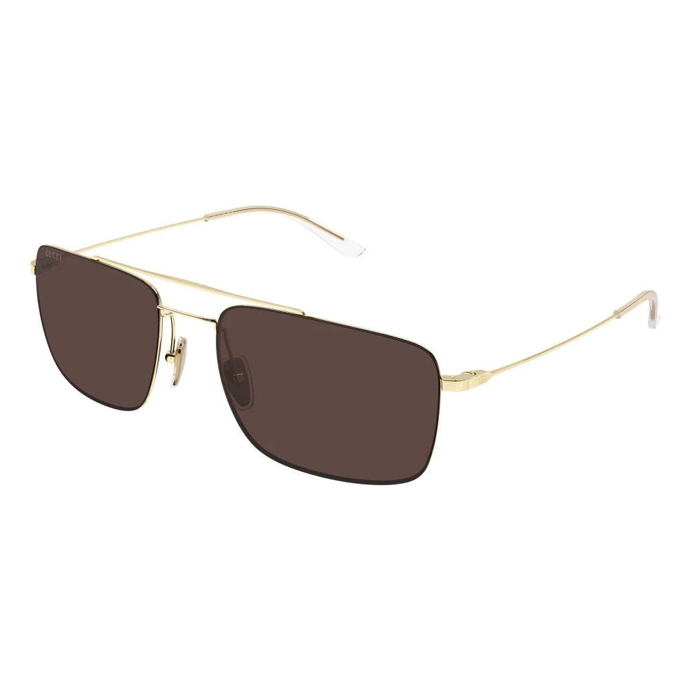 Gucci Navigator Sunglasses - Male - Sunglasses - Yellow - 59 Mm - Accessories