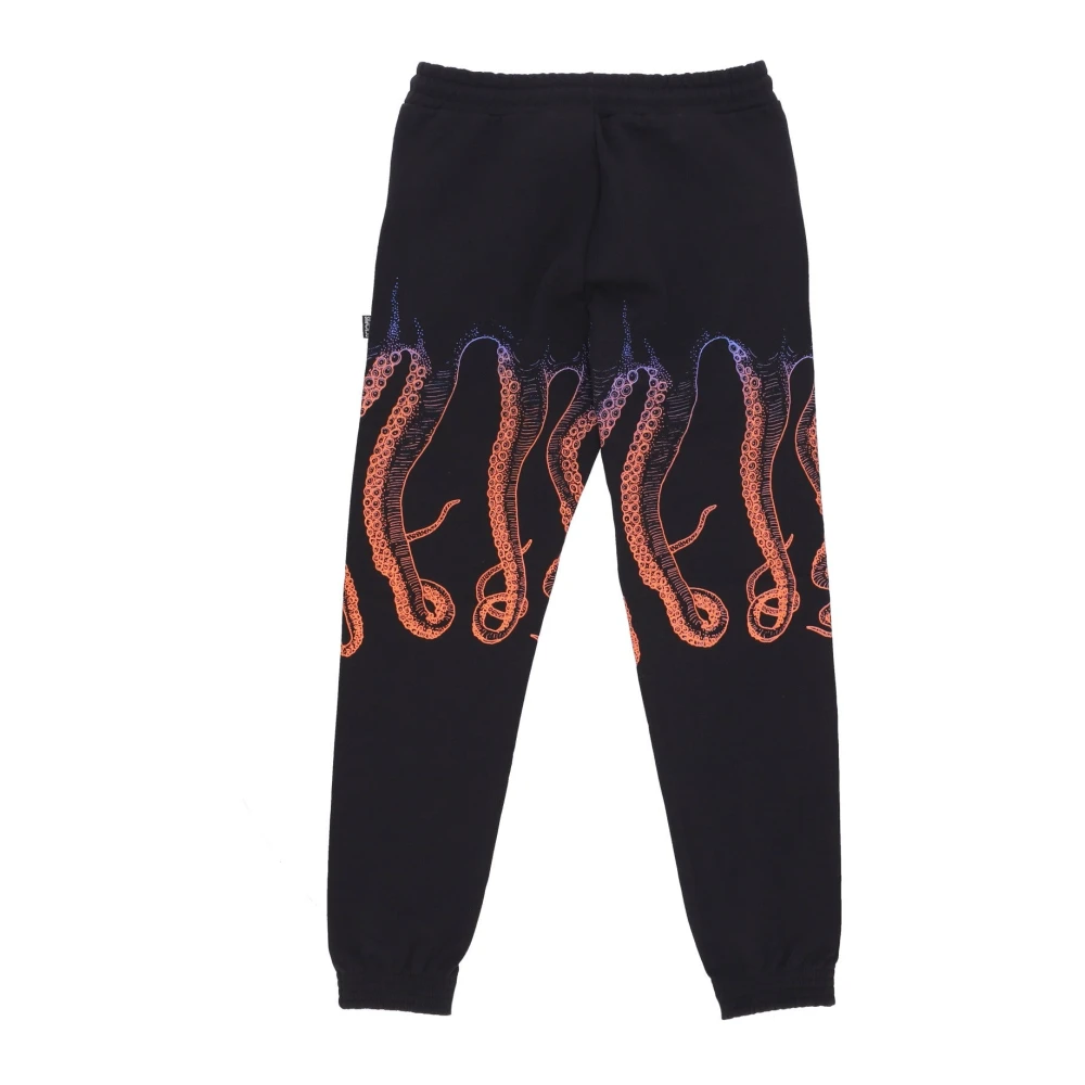 Octopus Gradient Sweatpants Zwart Fleece Trainingspak Black Heren