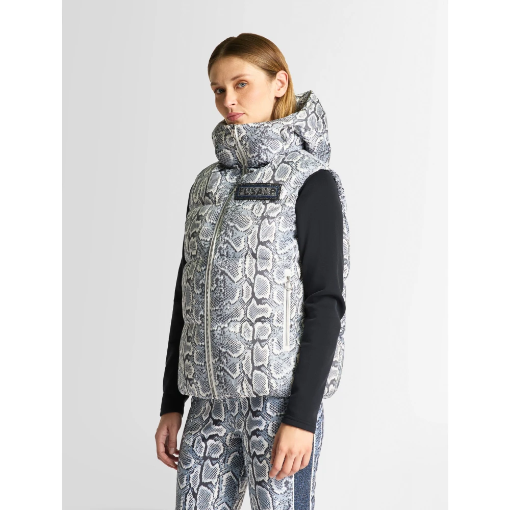 Fusalp Paula Swarovski Mouwloos Vest Blue Dames